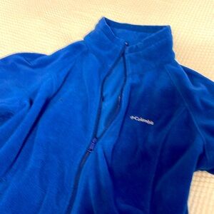 Columbia fleece 1X royal blue